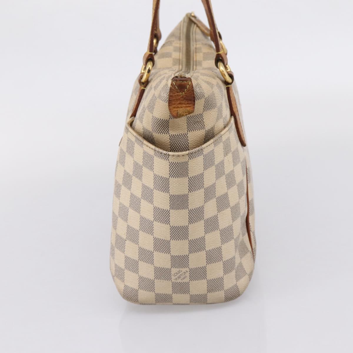 LOUIS VUITTON Damier Azur Totally MM Tote Bag N51262 LV Auth 208644