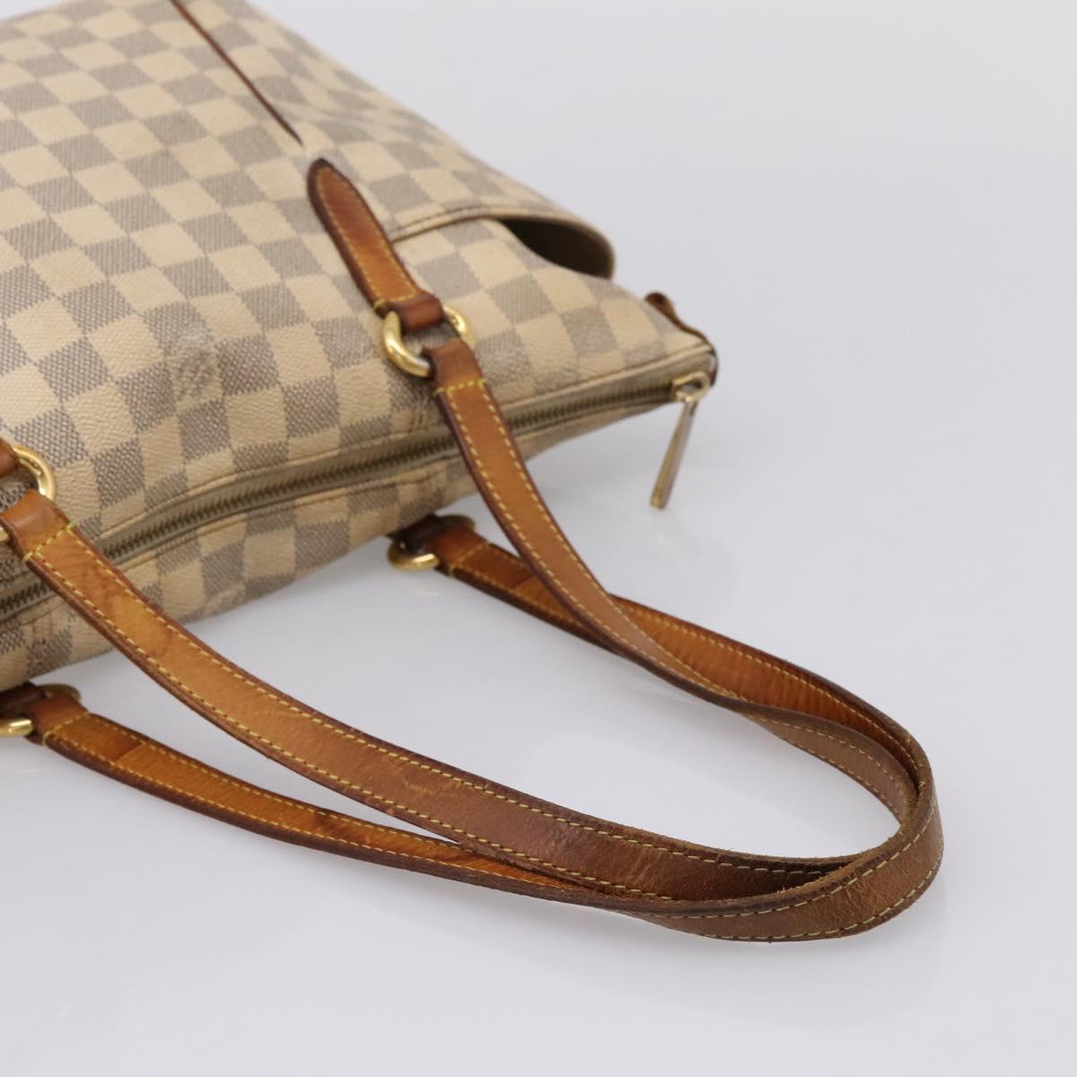 LOUIS VUITTON Damier Azur Totally MM Tote Bag N51262 LV Auth 208644