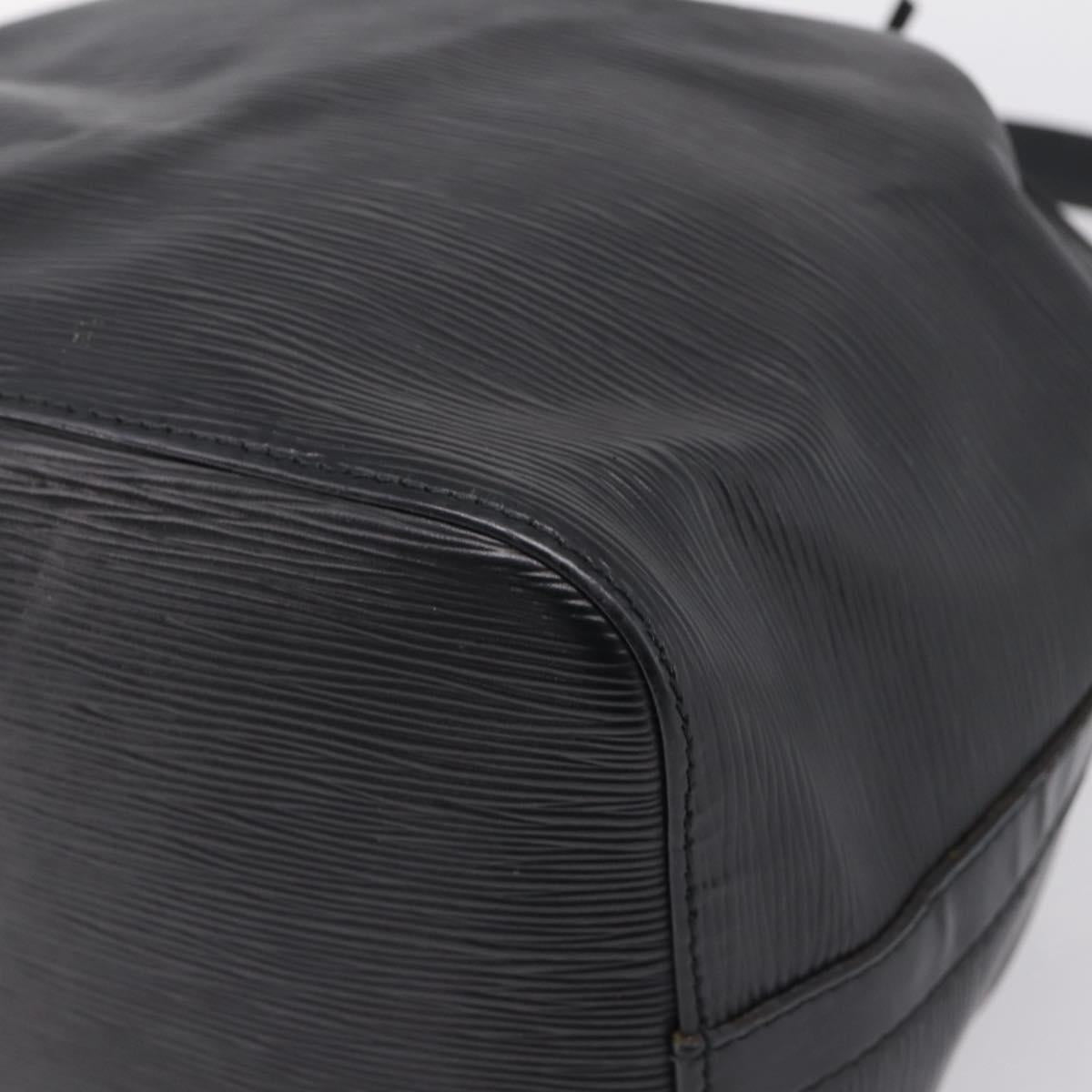 LOUIS VUITTON Epi Petit Noe Shoulder Bag Black M44102 LV Auth 208648A