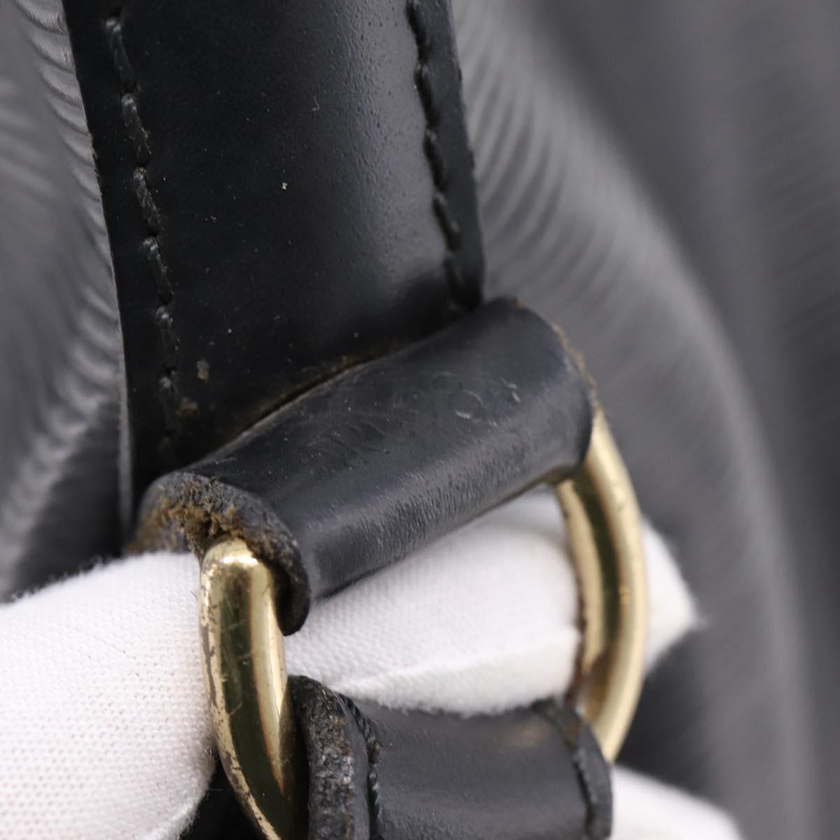 LOUIS VUITTON Epi Petit Noe Shoulder Bag Black M44102 LV Auth 208648A