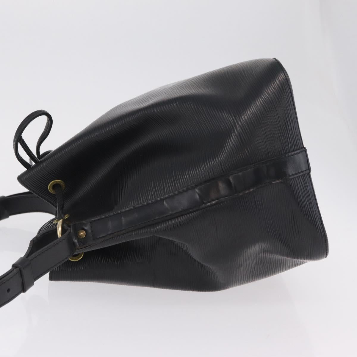 LOUIS VUITTON Epi Petit Noe Shoulder Bag Black M44102 LV Auth 208648A