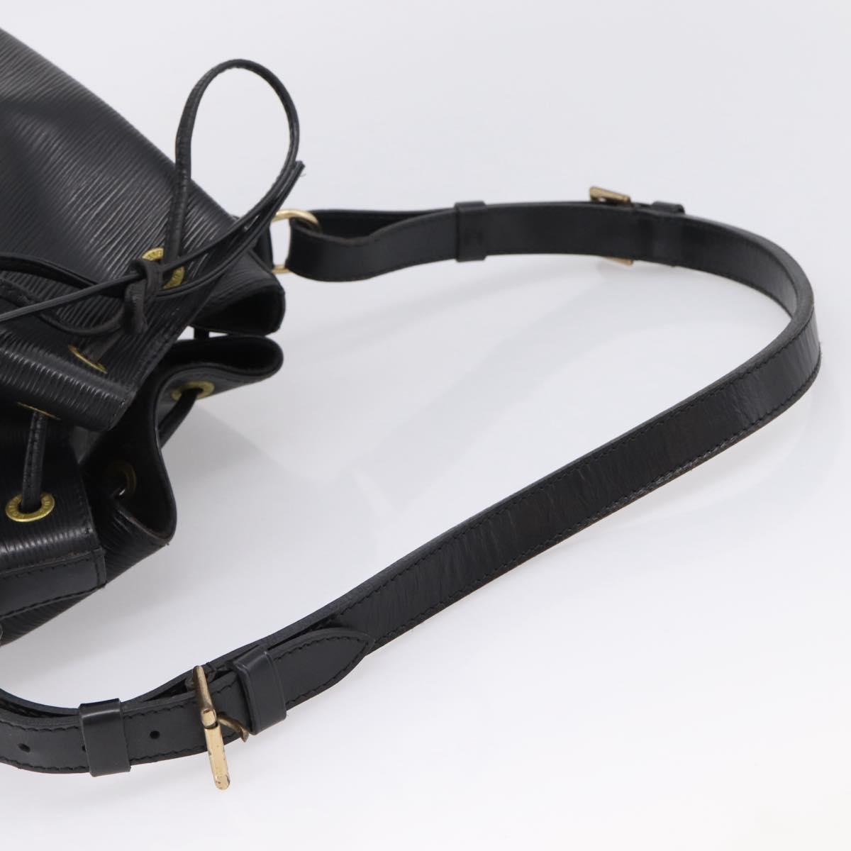 LOUIS VUITTON Epi Petit Noe Shoulder Bag Black M44102 LV Auth 208648A