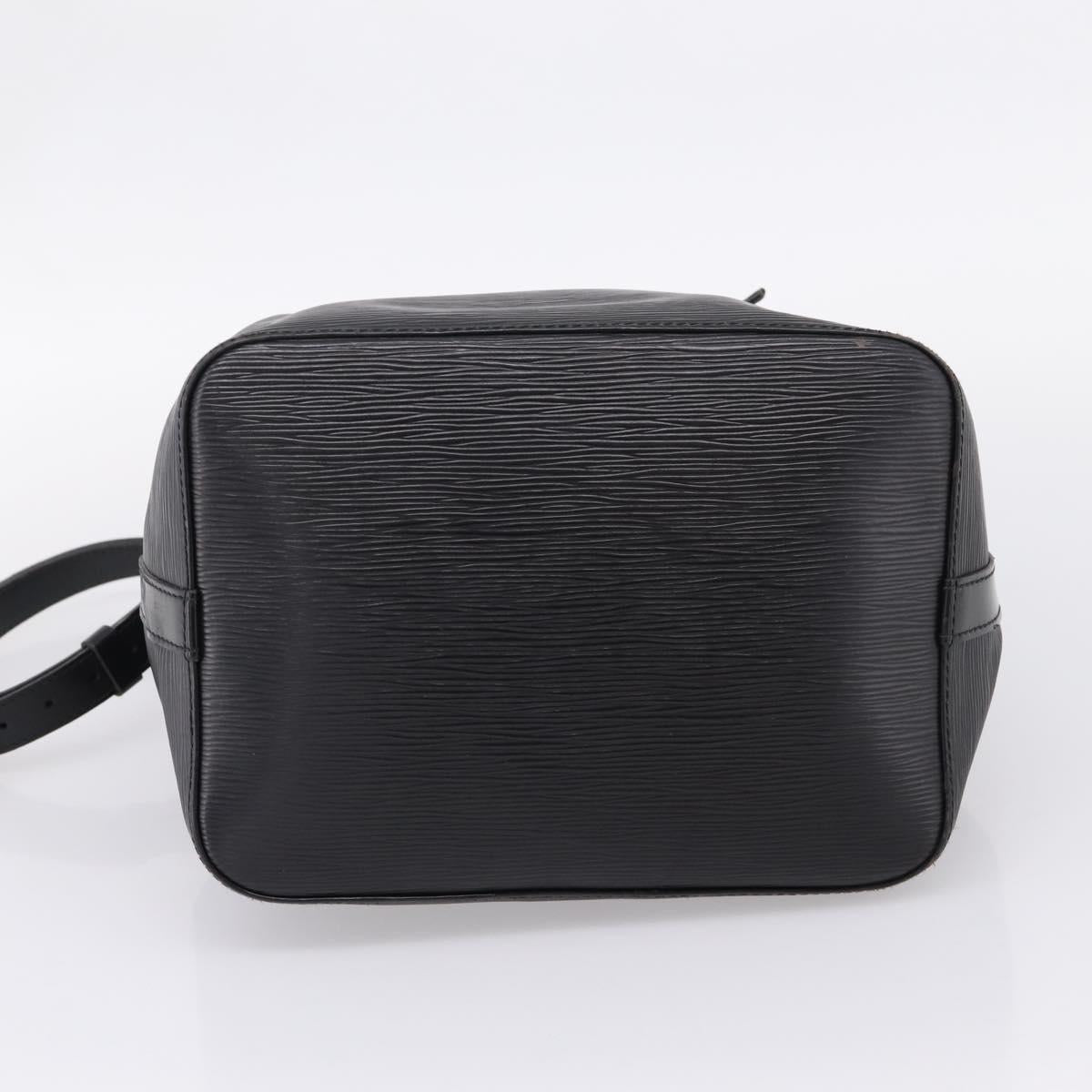 LOUIS VUITTON Epi Petit Noe Shoulder Bag Black M44102 LV Auth 208648A