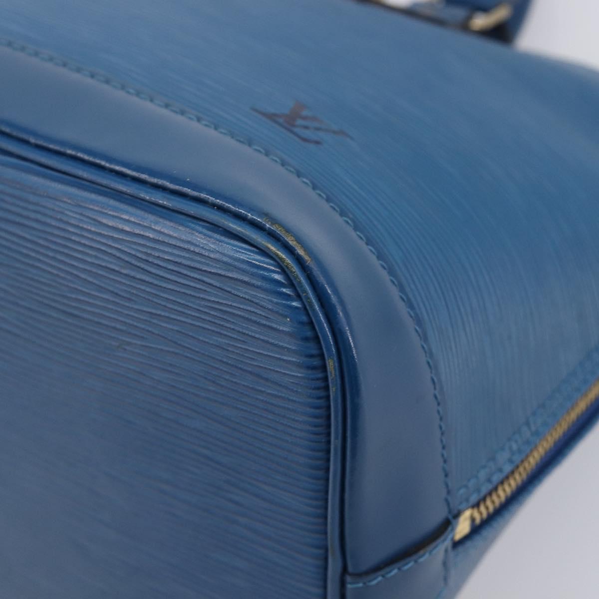 LOUIS VUITTON Epi Alma Hand Bag Toledo Blue M52145 LV Auth 208671A