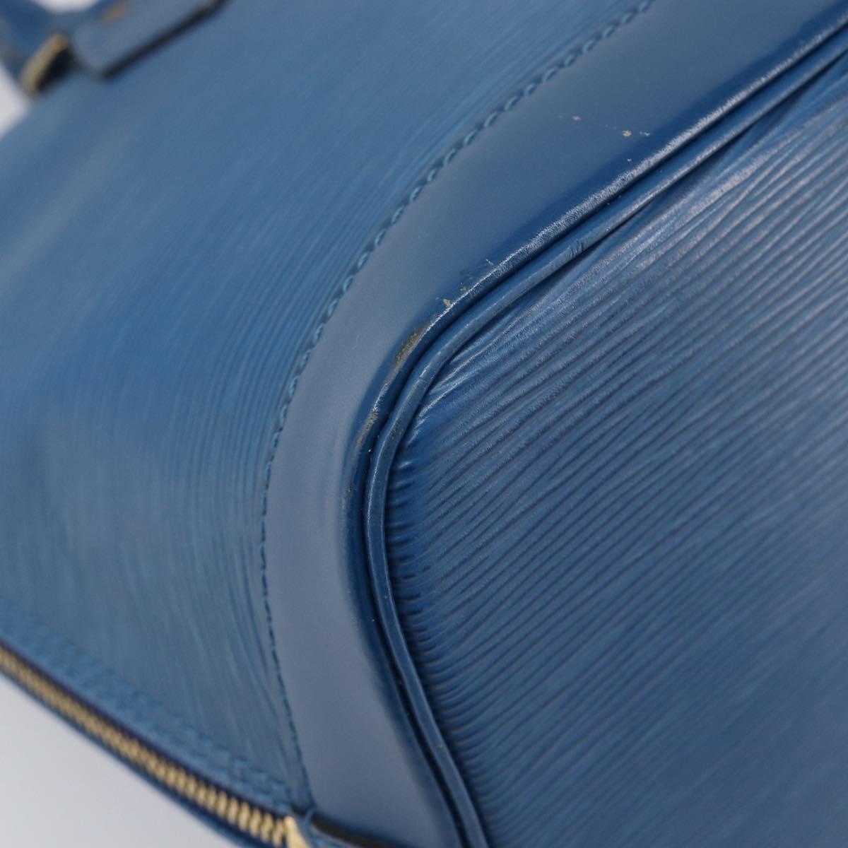 LOUIS VUITTON Epi Alma Hand Bag Toledo Blue M52145 LV Auth 208671A