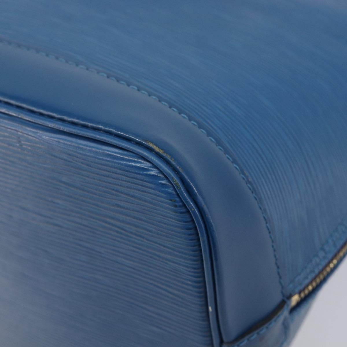 LOUIS VUITTON Epi Alma Hand Bag Toledo Blue M52145 LV Auth 208671A