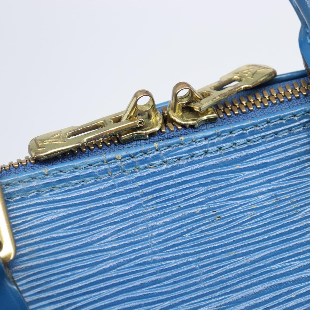 LOUIS VUITTON Epi Alma Hand Bag Toledo Blue M52145 LV Auth 208671A