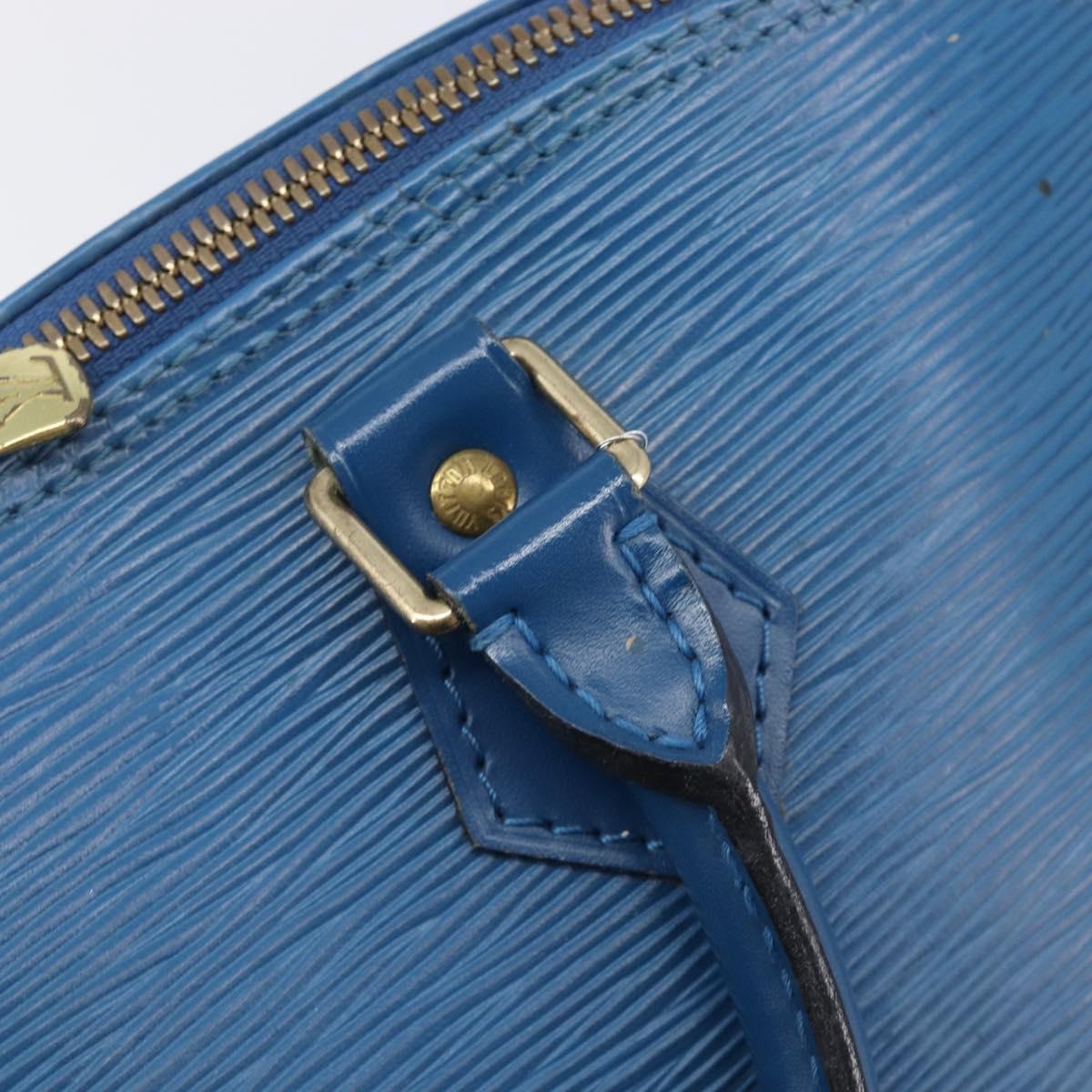 LOUIS VUITTON Epi Alma Hand Bag Toledo Blue M52145 LV Auth 208671A