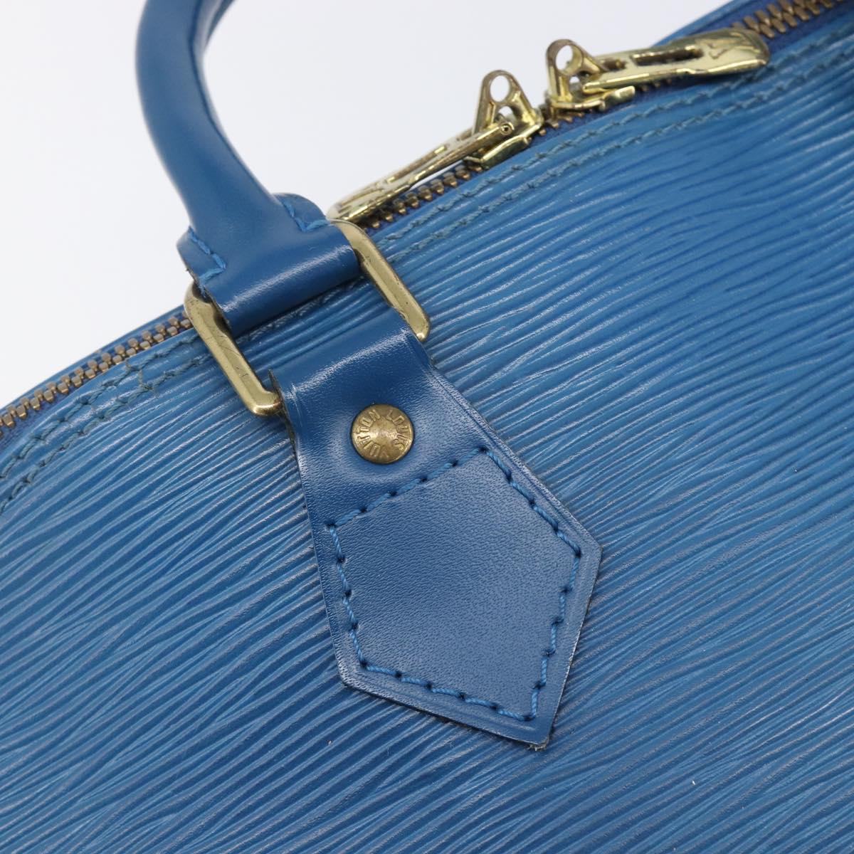 LOUIS VUITTON Epi Alma Hand Bag Toledo Blue M52145 LV Auth 208671A