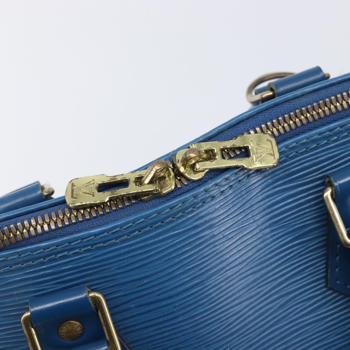 LOUIS VUITTON Epi Alma Hand Bag Toledo Blue M52145 LV Auth 208671A