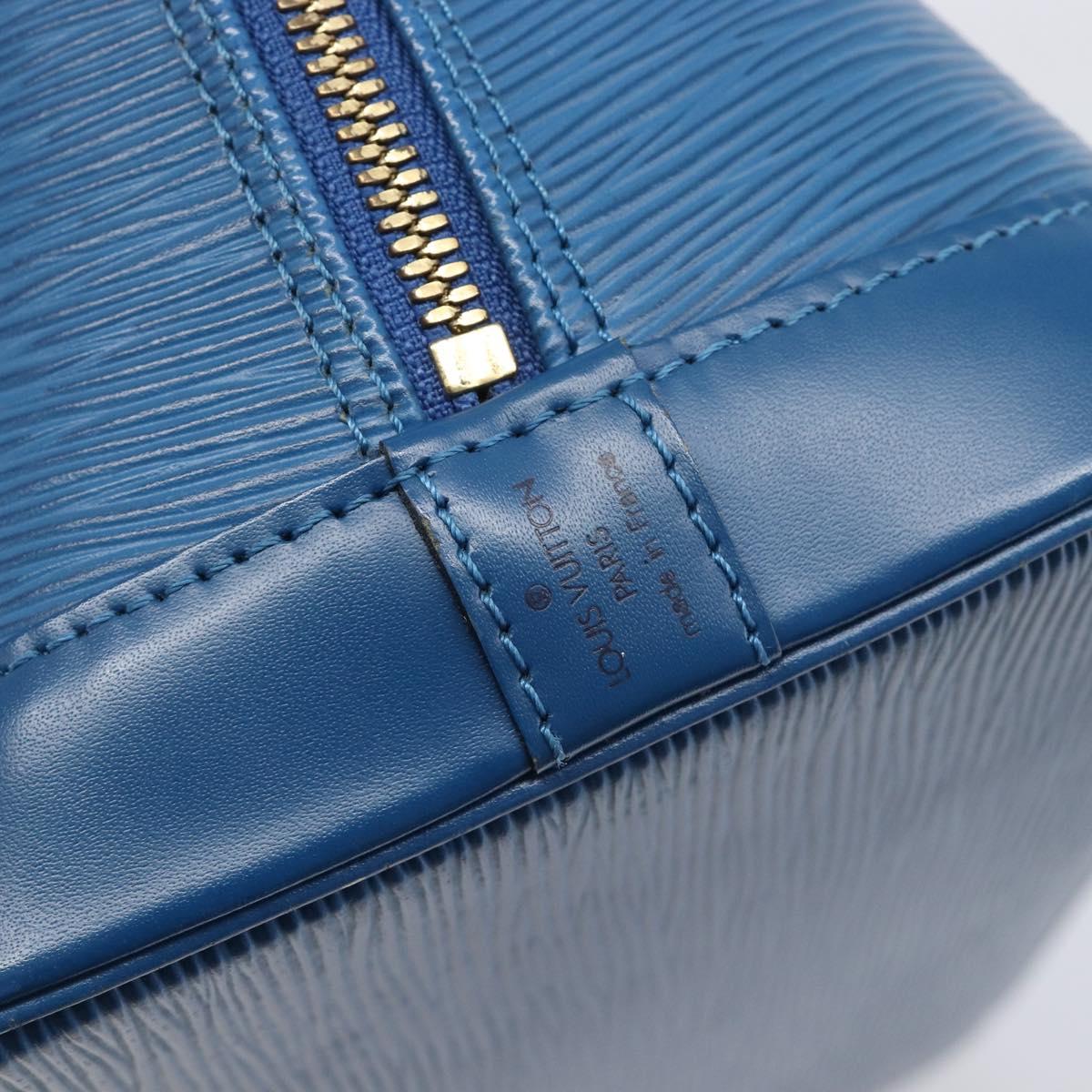 LOUIS VUITTON Epi Alma Hand Bag Toledo Blue M52145 LV Auth 208671A