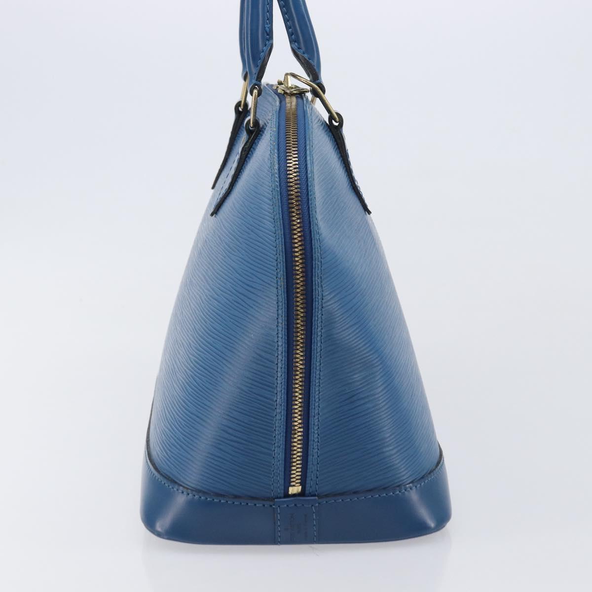 LOUIS VUITTON Epi Alma Hand Bag Toledo Blue M52145 LV Auth 208671A