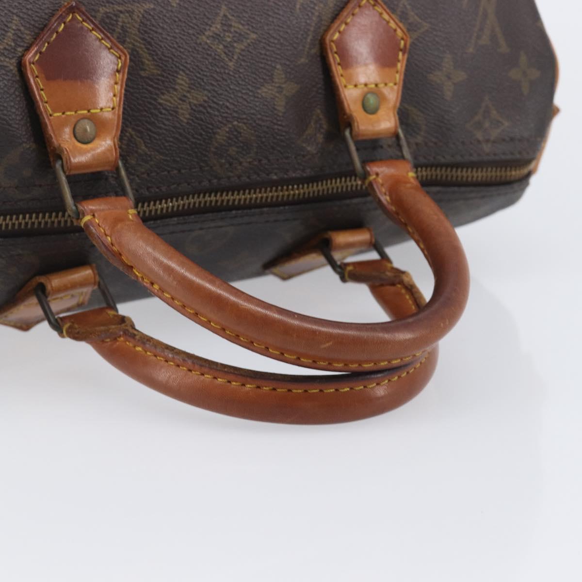 LOUIS VUITTON Monogram Speedy 30 Hand Bag M41526 LV Auth 208672