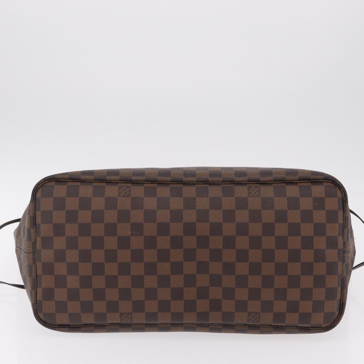LOUIS VUITTON Damier Ebene Neverfull GM Tote Bag N51106 LV Auth 208682V