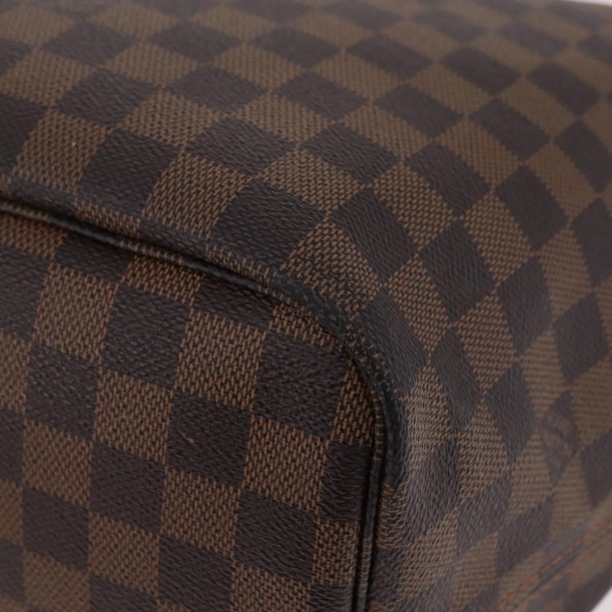 LOUIS VUITTON Damier Ebene Neverfull GM Tote Bag N51106 LV Auth 208682V
