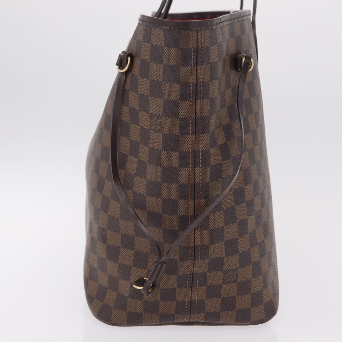 LOUIS VUITTON Damier Ebene Neverfull GM Tote Bag N51106 LV Auth 208682V