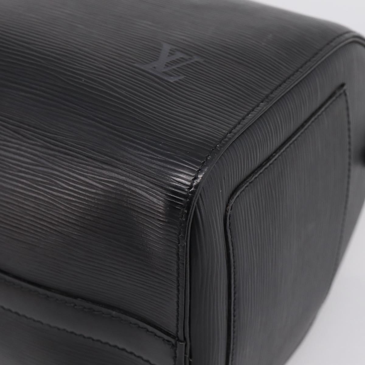 LOUIS VUITTON Epi Speedy 30 Hand Bag Noir Black M43002 LV Auth 208684V