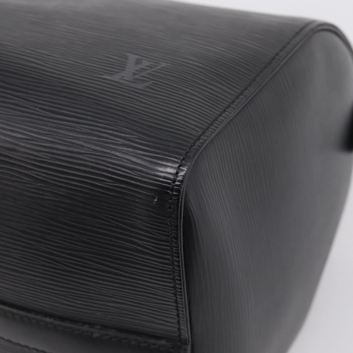 LOUIS VUITTON Epi Speedy 30 Hand Bag Noir Black M43002 LV Auth 208684V