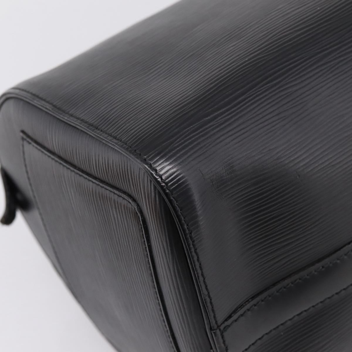 LOUIS VUITTON Epi Speedy 30 Hand Bag Noir Black M43002 LV Auth 208684V