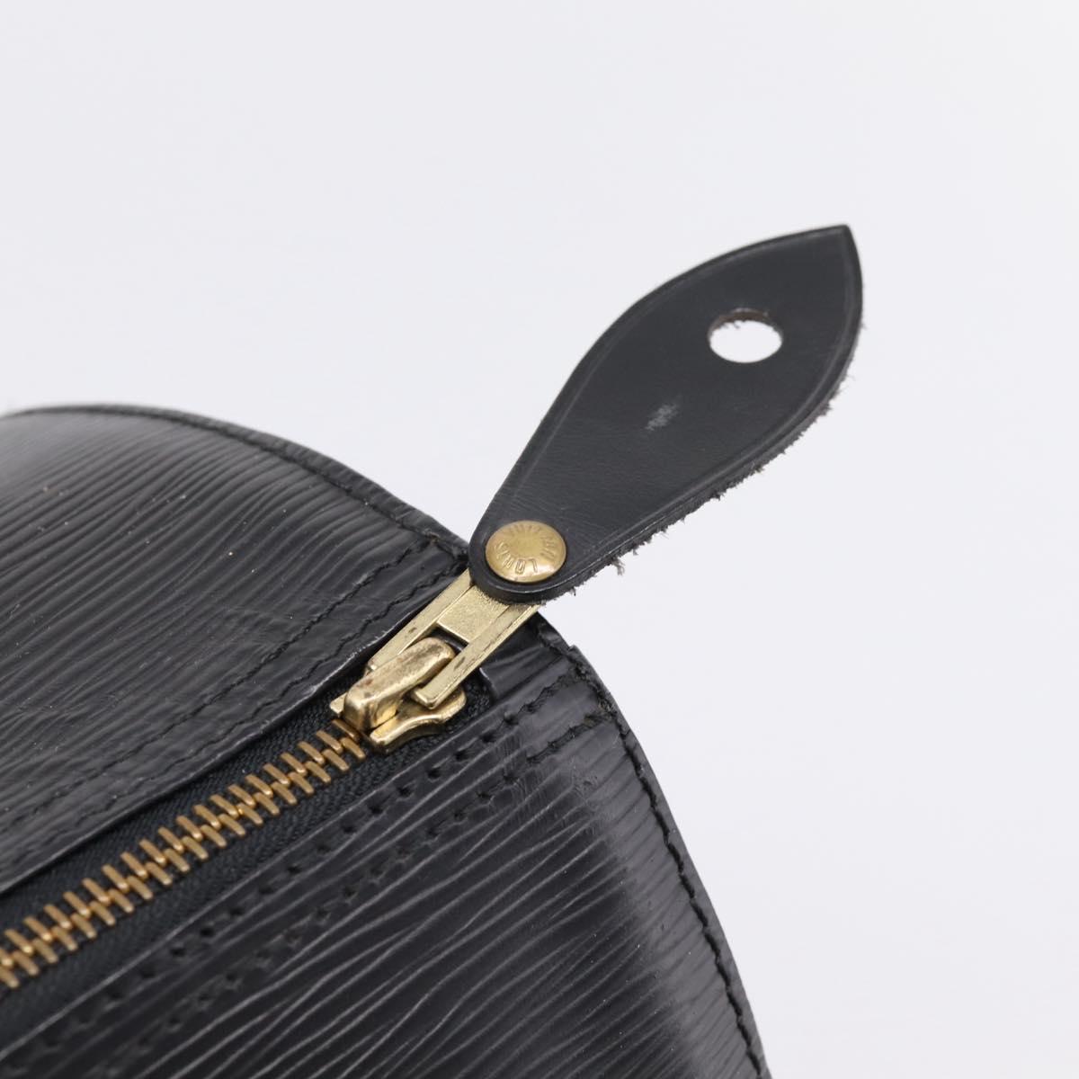 LOUIS VUITTON Epi Speedy 30 Hand Bag Noir Black M43002 LV Auth 208684V