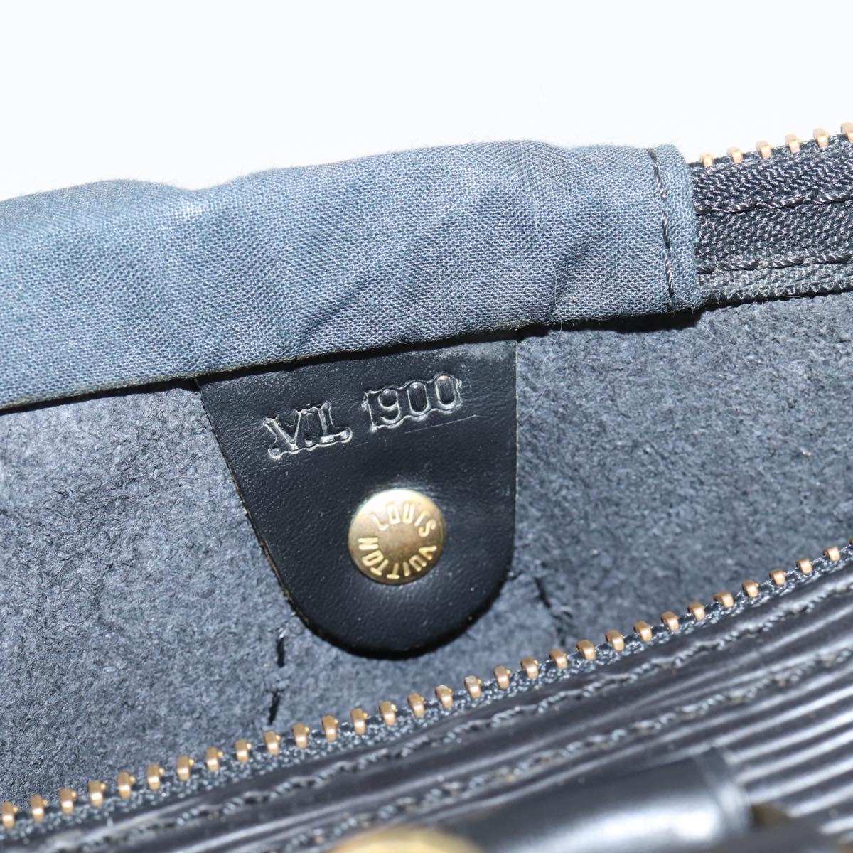 LOUIS VUITTON Epi Speedy 30 Hand Bag Noir Black M43002 LV Auth 208684V