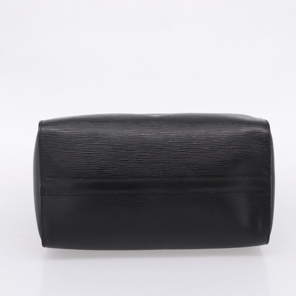 LOUIS VUITTON Epi Speedy 30 Hand Bag Noir Black M43002 LV Auth 208684V