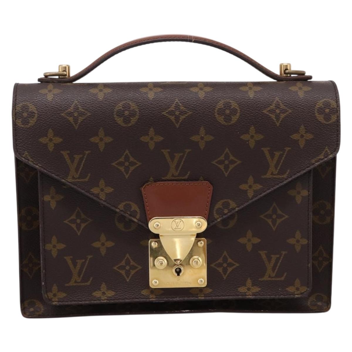 LOUIS VUITTON Monogram Monceau 26 Hand Bag M51187 LV Auth 208685