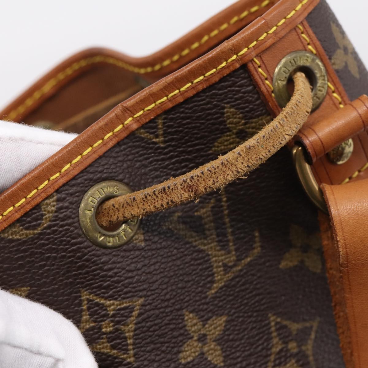 LOUIS VUITTON Monogram Petit Noe Shoulder Bag M42226 LV Auth 208703V