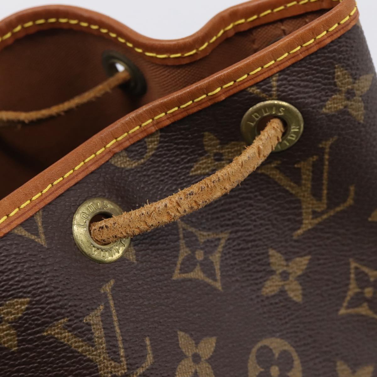 LOUIS VUITTON Monogram Petit Noe Shoulder Bag M42226 LV Auth 208703V