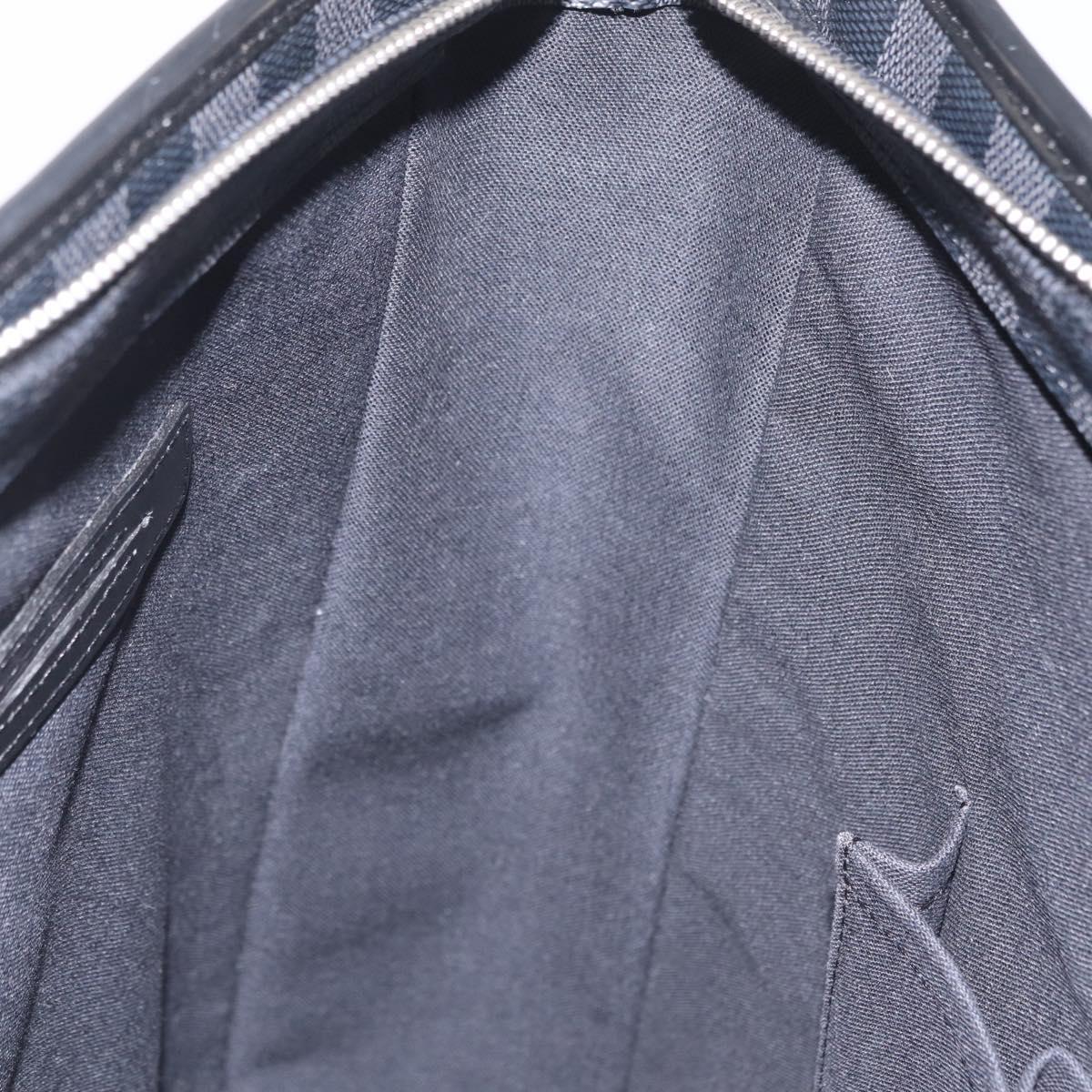 LOUIS VUITTON Damier Graphite Tadao Shoulder Bag 2way N51192 LV Auth 208724V
