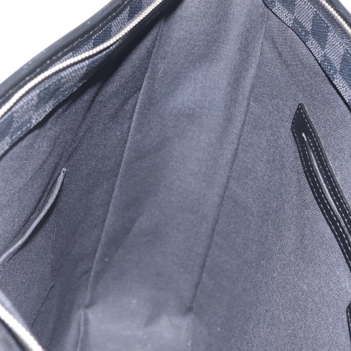 LOUIS VUITTON Damier Graphite Tadao Shoulder Bag 2way N51192 LV Auth 208724V