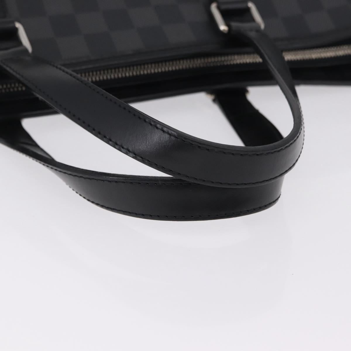 LOUIS VUITTON Damier Graphite Tadao Shoulder Bag 2way N51192 LV Auth 208724V