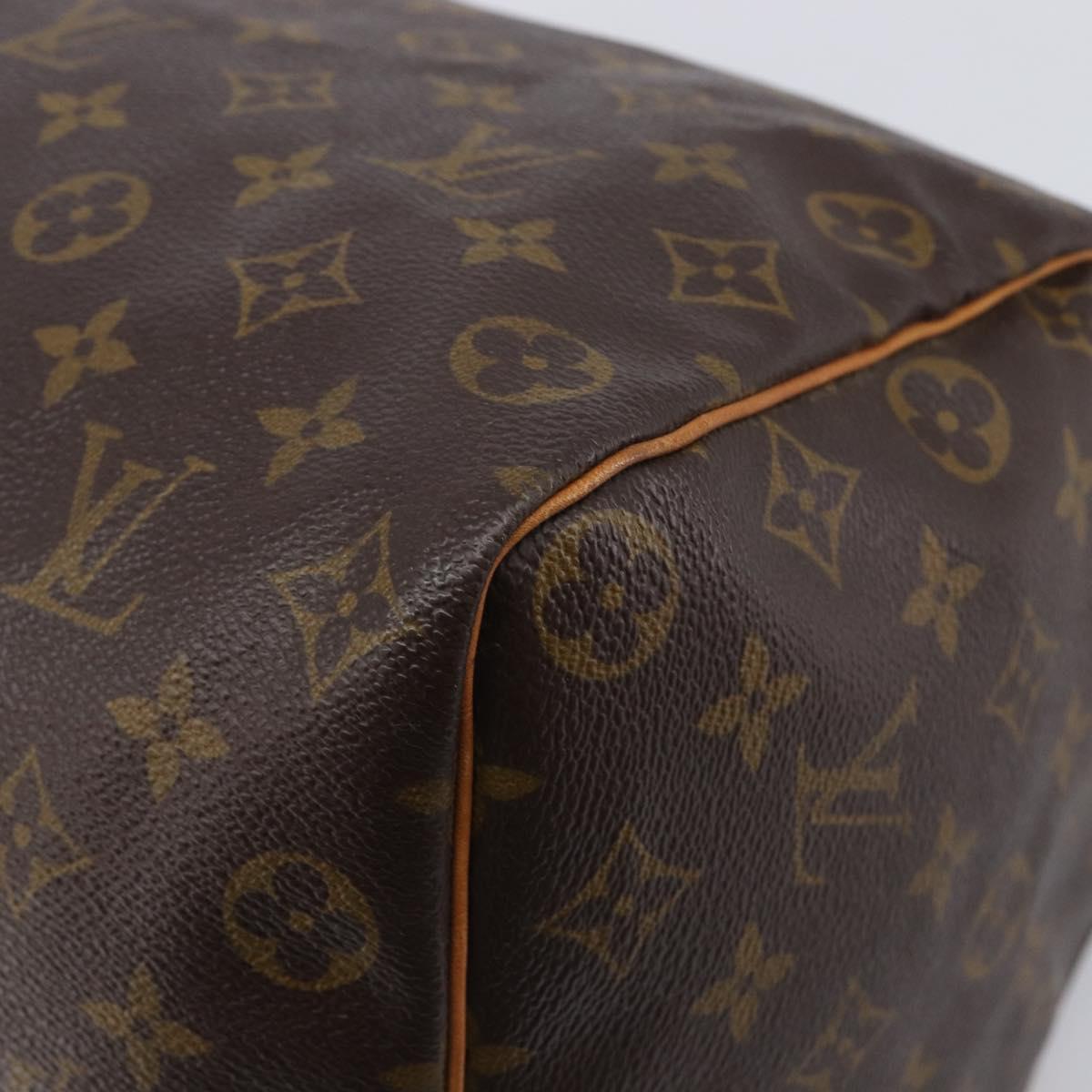LOUIS VUITTON Monogram Speedy 35 Hand Bag M41524 LV Auth 208727