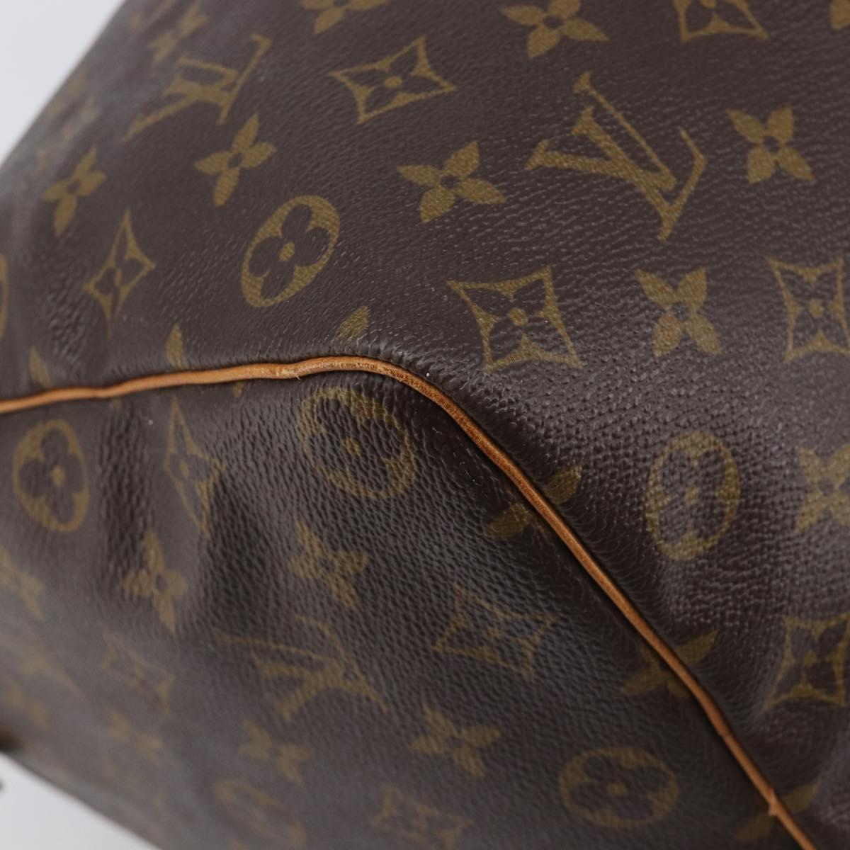 LOUIS VUITTON Monogram Speedy 35 Hand Bag M41524 LV Auth 208727