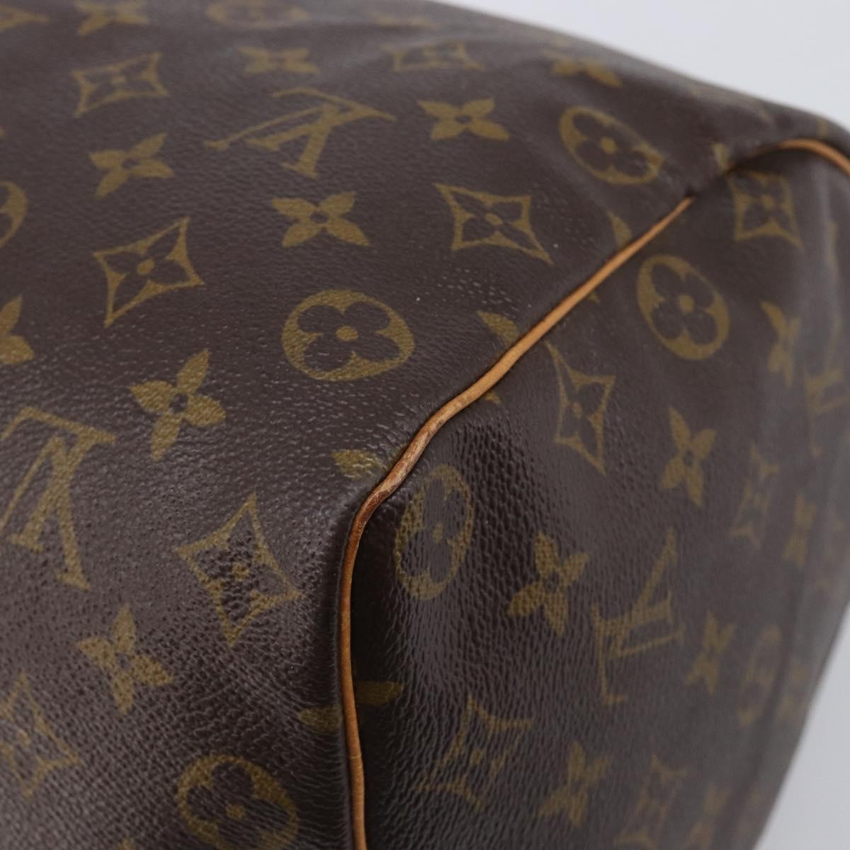 LOUIS VUITTON Monogram Speedy 35 Hand Bag M41524 LV Auth 208727