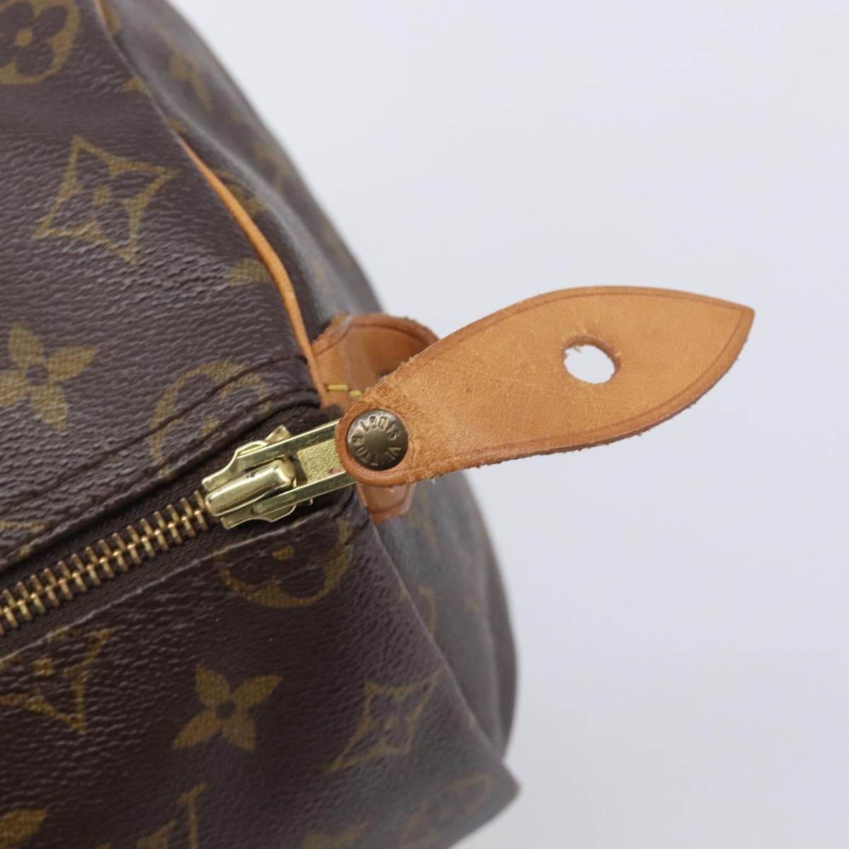 LOUIS VUITTON Monogram Speedy 35 Hand Bag M41524 LV Auth 208727