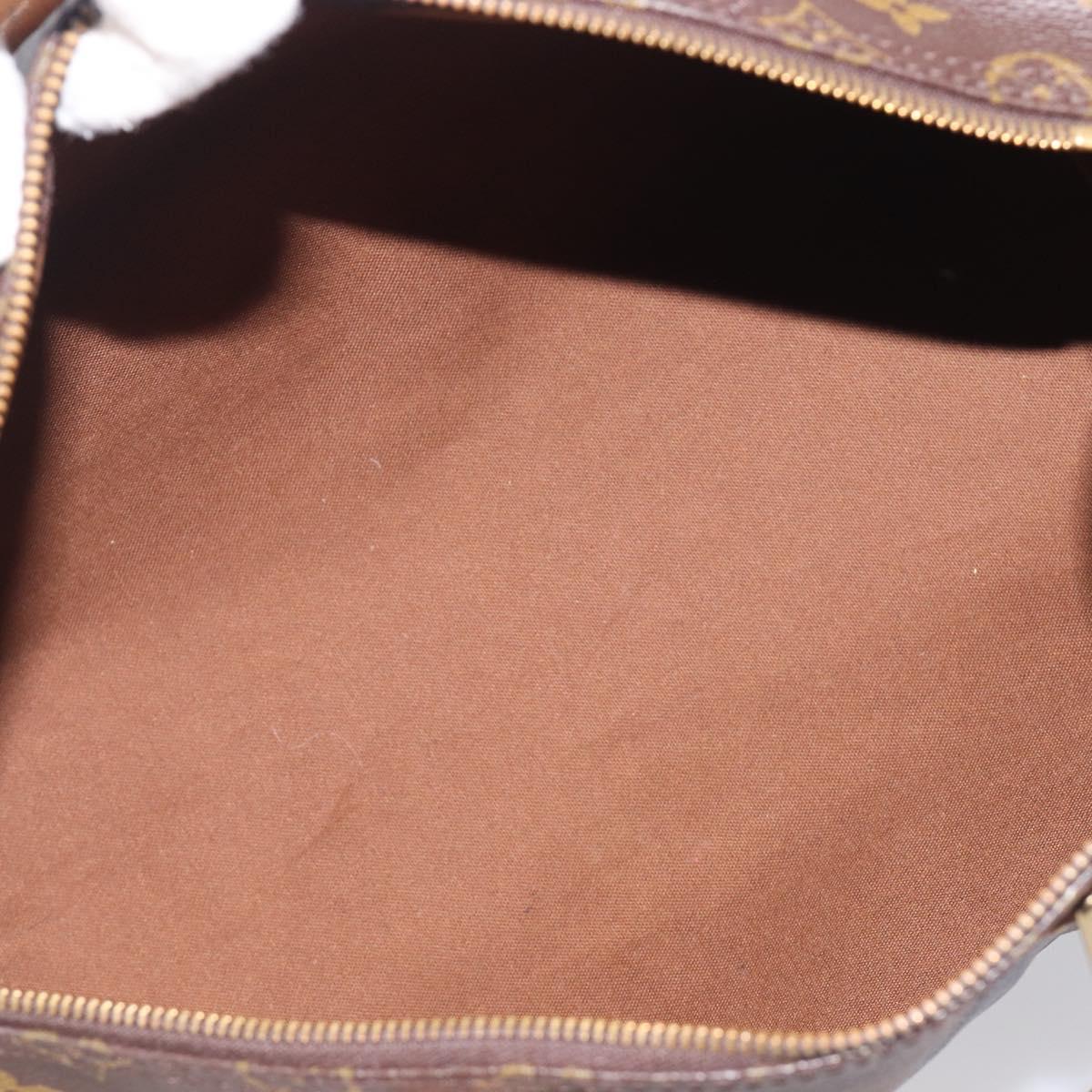 LOUIS VUITTON Monogram Speedy 35 Hand Bag M41524 LV Auth 208727