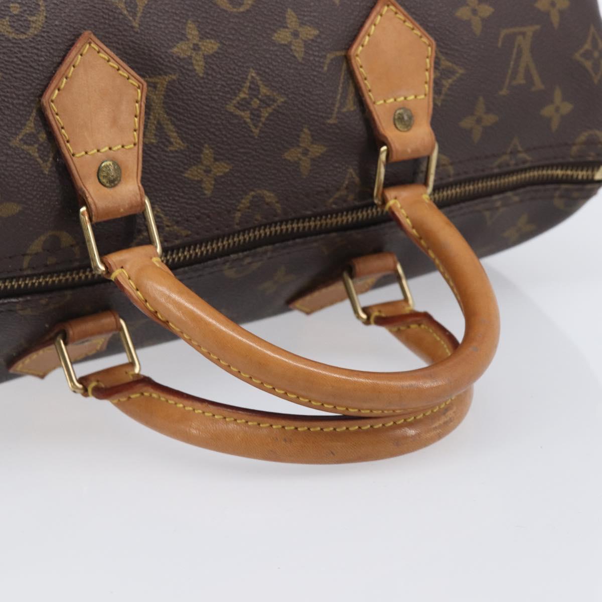 LOUIS VUITTON Monogram Speedy 35 Hand Bag M41524 LV Auth 208727