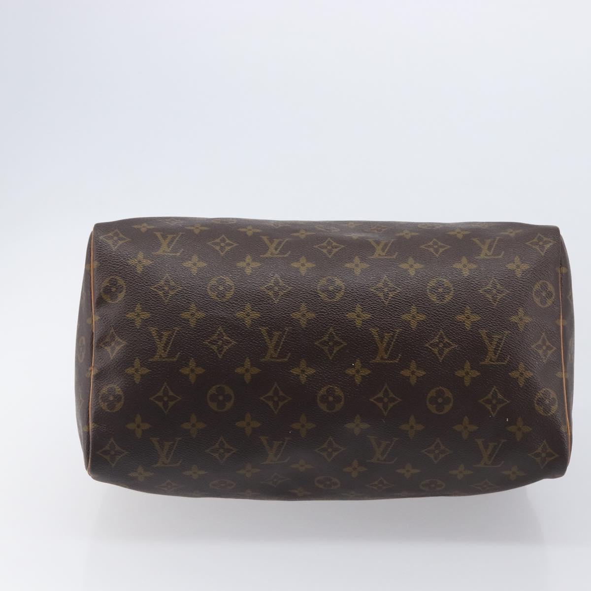 LOUIS VUITTON Monogram Speedy 35 Hand Bag M41524 LV Auth 208727