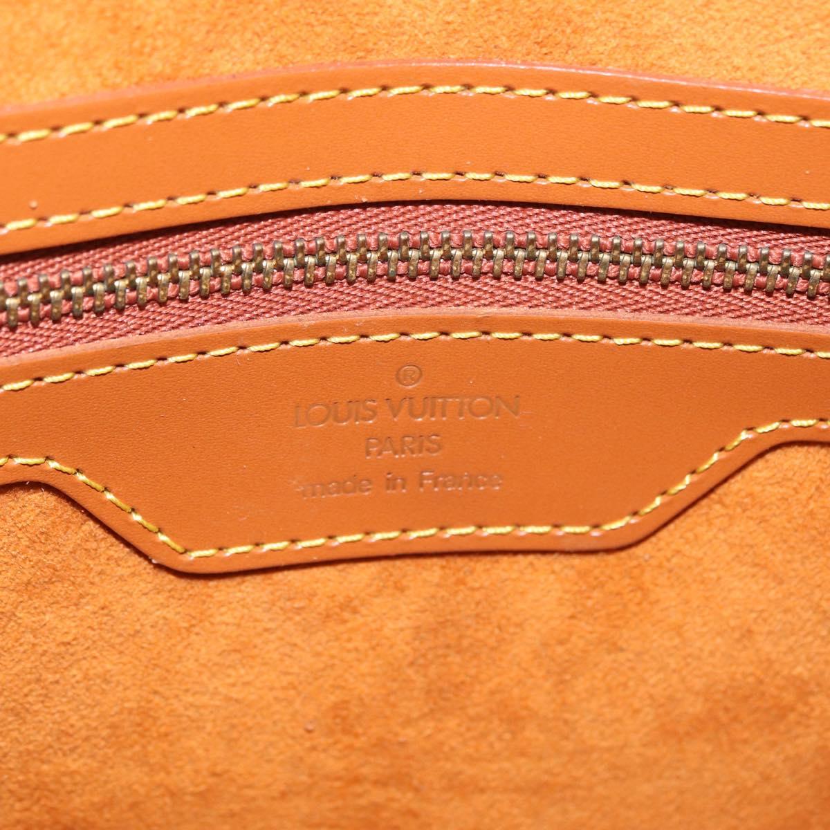 LOUIS VUITTON Epi Sorbonne Hand Bag Brown M54513 LV Auth 208734
