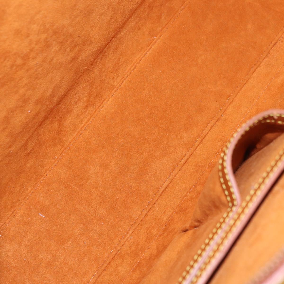 LOUIS VUITTON Epi Sorbonne Hand Bag Brown M54513 LV Auth 208734