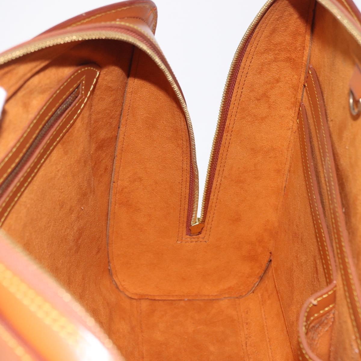 LOUIS VUITTON Epi Sorbonne Hand Bag Brown M54513 LV Auth 208734