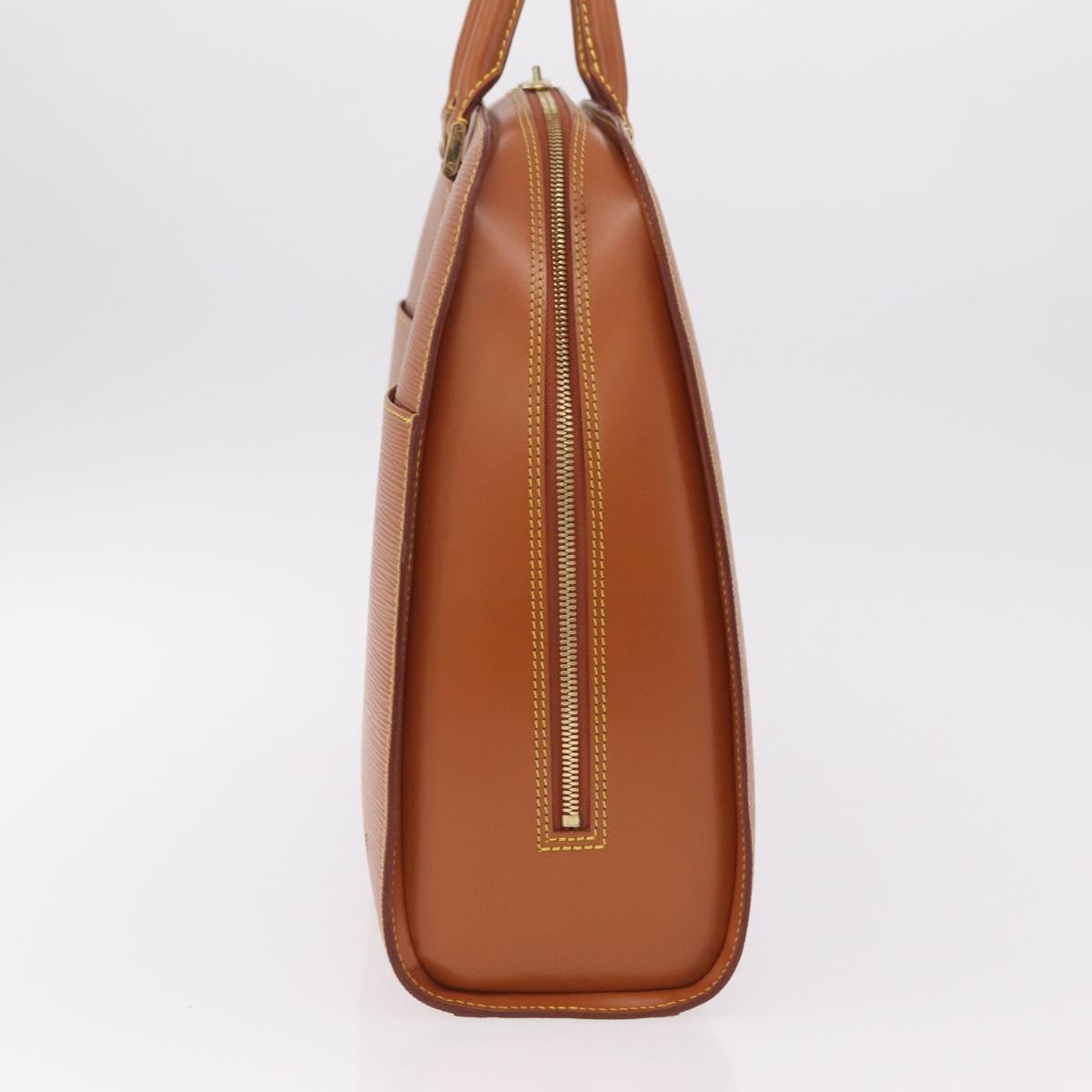 LOUIS VUITTON Epi Sorbonne Hand Bag Brown M54513 LV Auth 208734