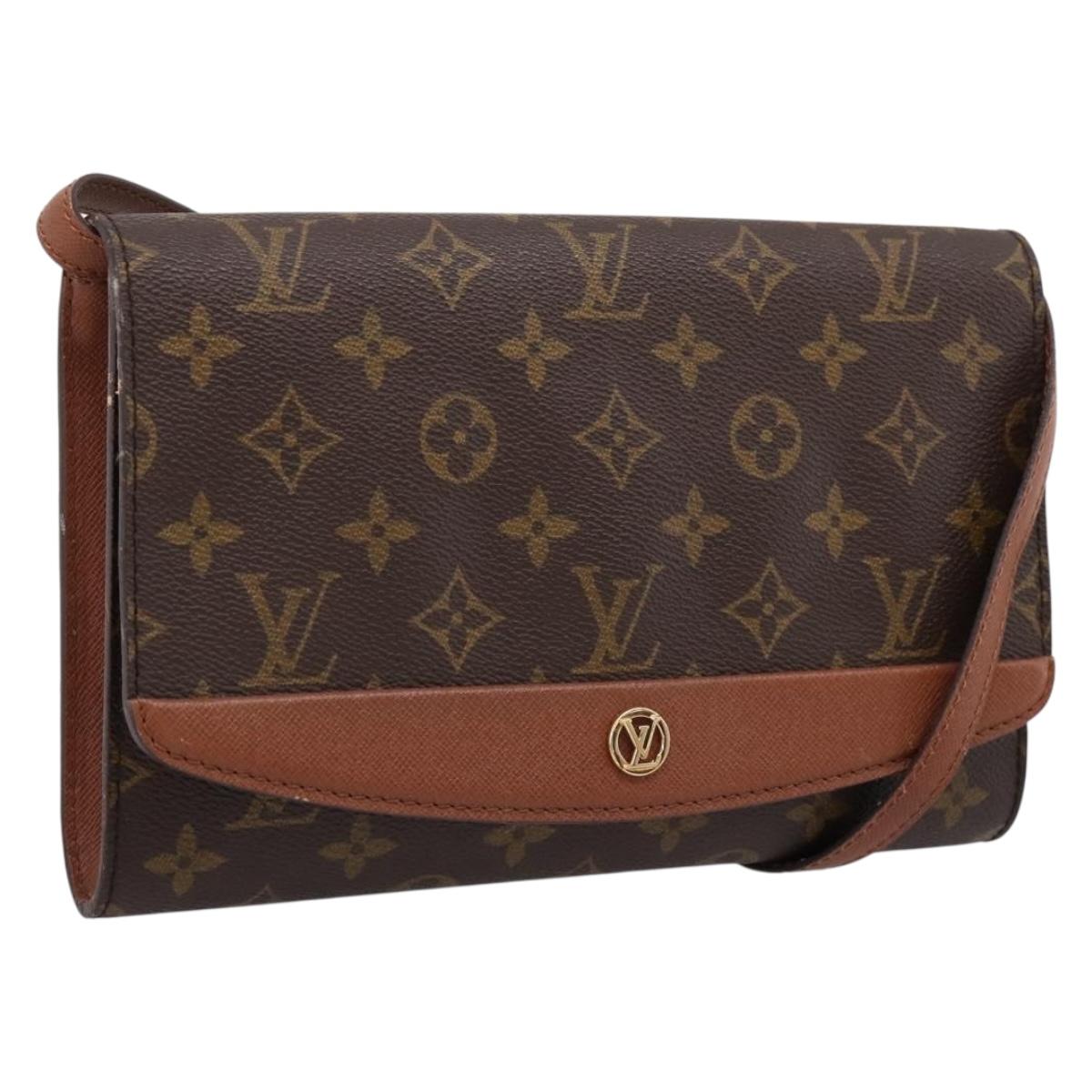 LOUIS VUITTON Monogram Bordeaux 24 Shoulder Bag M51798 LV Auth 208738V