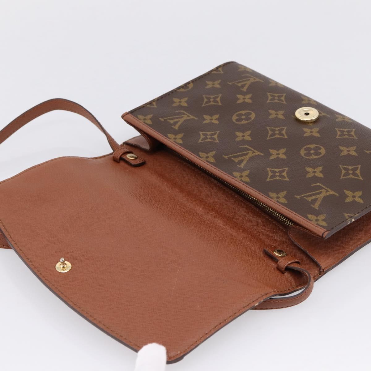 LOUIS VUITTON Monogram Bordeaux 24 Shoulder Bag M51798 LV Auth 208738V