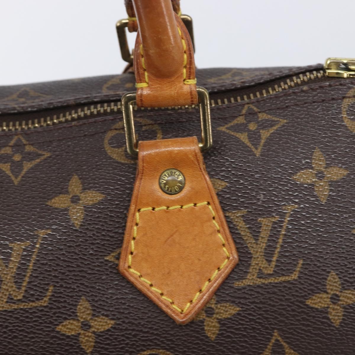 LOUIS VUITTON Monogram Speedy 25 Hand Bag M41528 LV Auth 208751A