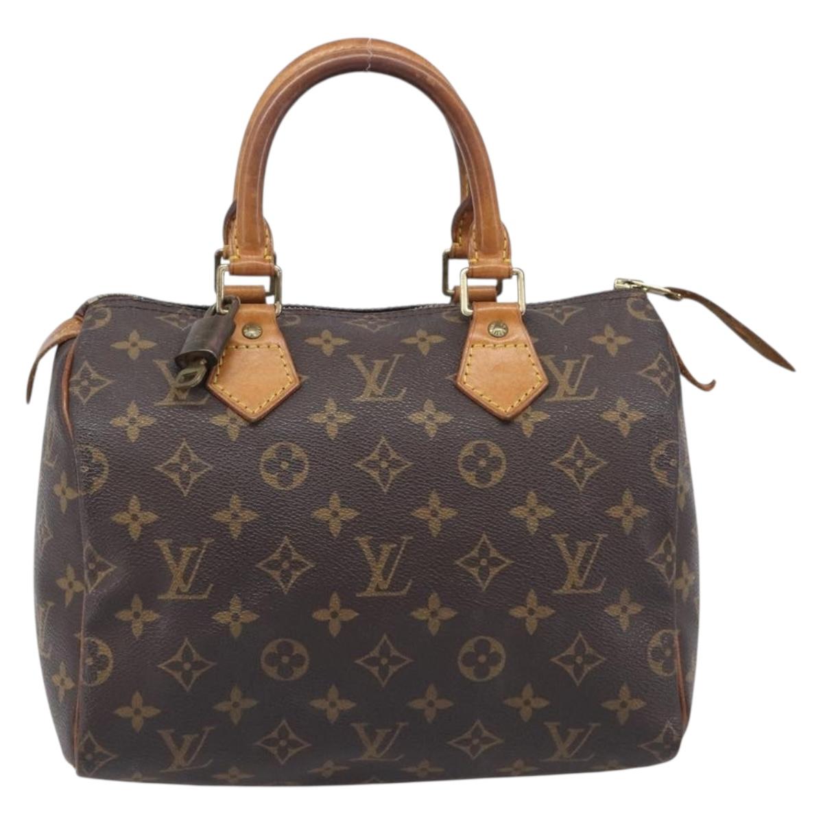 LOUIS VUITTON Monogram Speedy 25 Hand Bag M41528 LV Auth 208751A