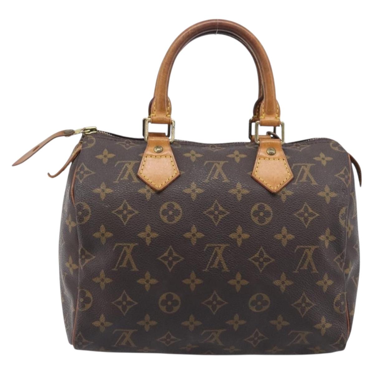LOUIS VUITTON Monogram Speedy 25 Hand Bag M41528 LV Auth 208751A