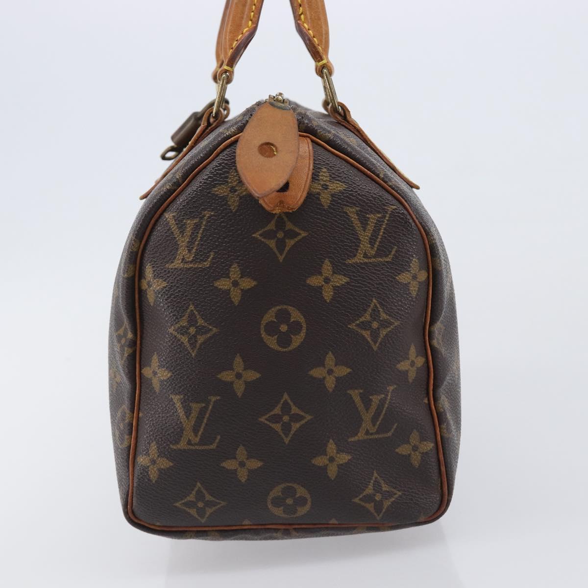 LOUIS VUITTON Monogram Speedy 25 Hand Bag M41528 LV Auth 208751A