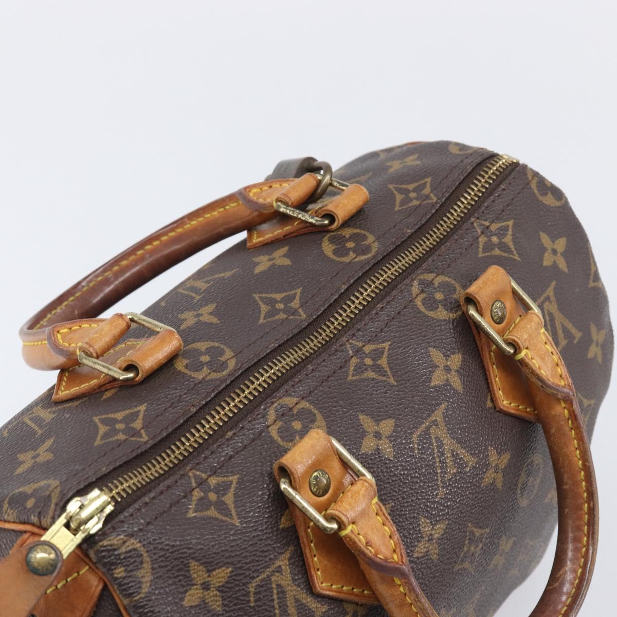 LOUIS VUITTON Monogram Speedy 25 Hand Bag M41528 LV Auth 208751A
